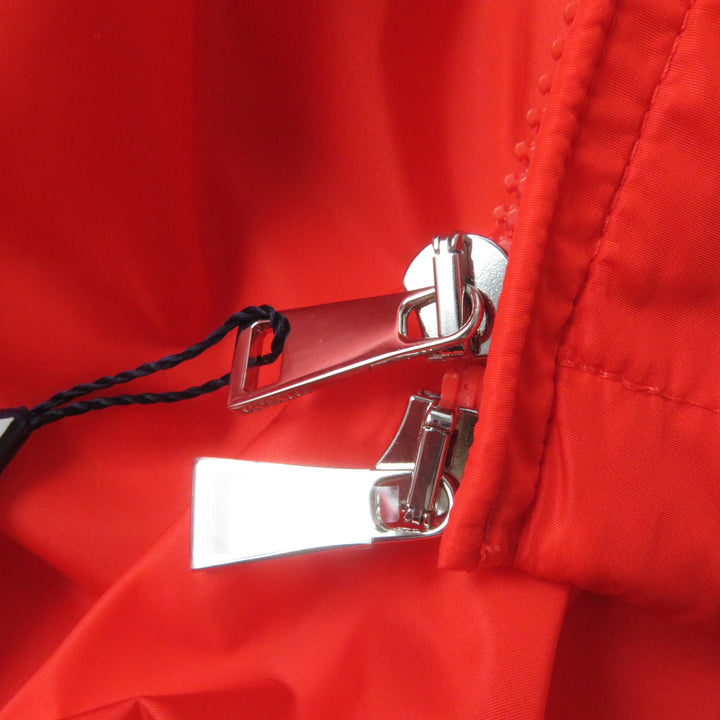 新品 MONCLER ナイロンジャケット ALEXANDRITE フード付き ロゴパッチ ZIP UP オレンジ ナイロン レディース1