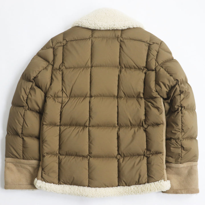 Discounted Pristine MONCLER Down jacket CURVAL Brown Mouton mens 0