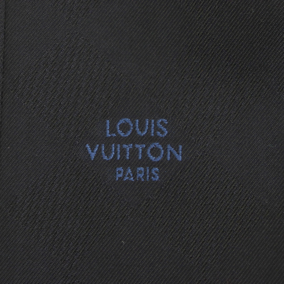 Pristine LOUIS VUITTON 短裤 Damier 定制短裤 海军蓝羊毛男式 36