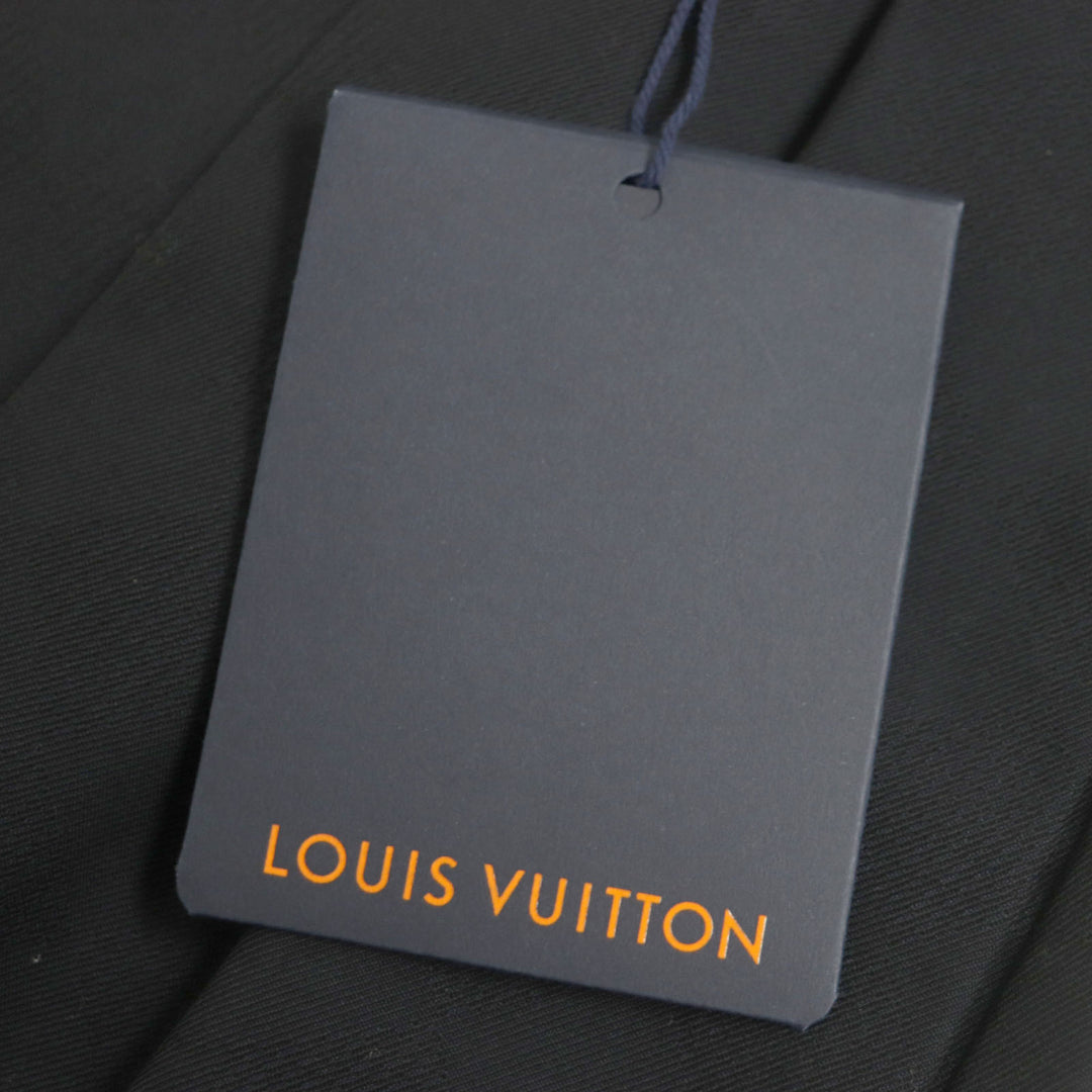 Pristine LOUIS VUITTON 短裤 Damier 定制短裤 海军蓝羊毛男式 36