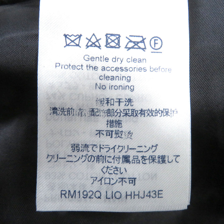Discounted Great LOUIS VUITTON suit Monogram embossed peak lapel double-breasted black mens