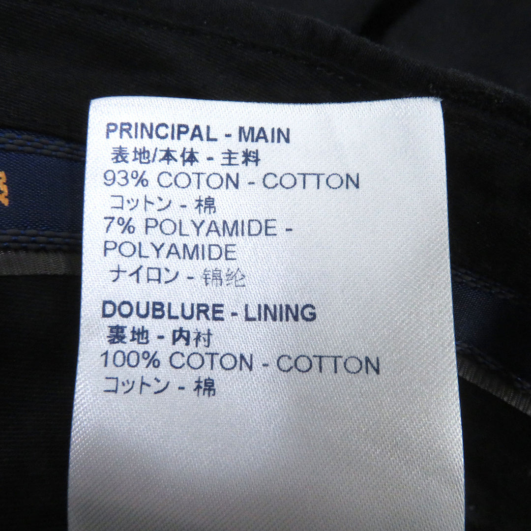 Discounted Great LOUIS VUITTON suit Monogram embossed peak lapel double-breasted black mens