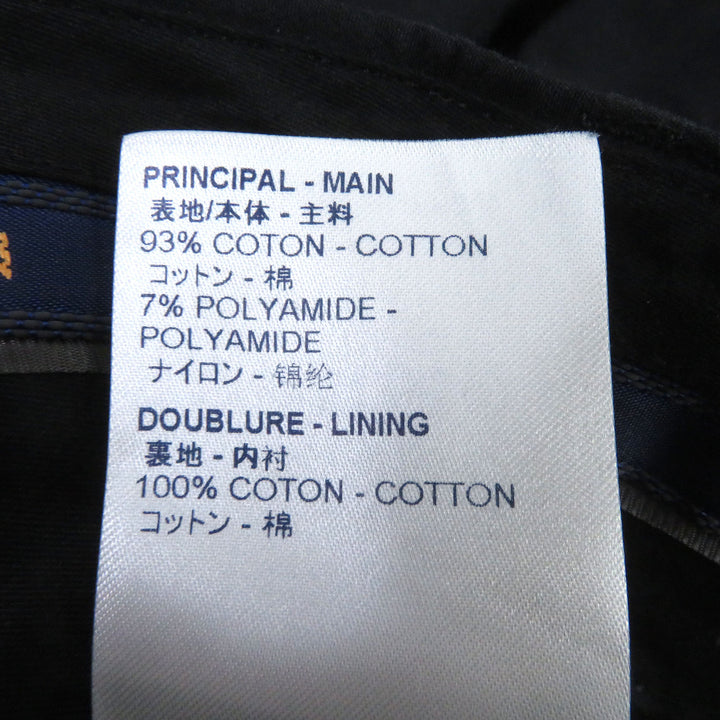 Discounted Great LOUIS VUITTON suit Monogram embossed peak lapel double-breasted black mens