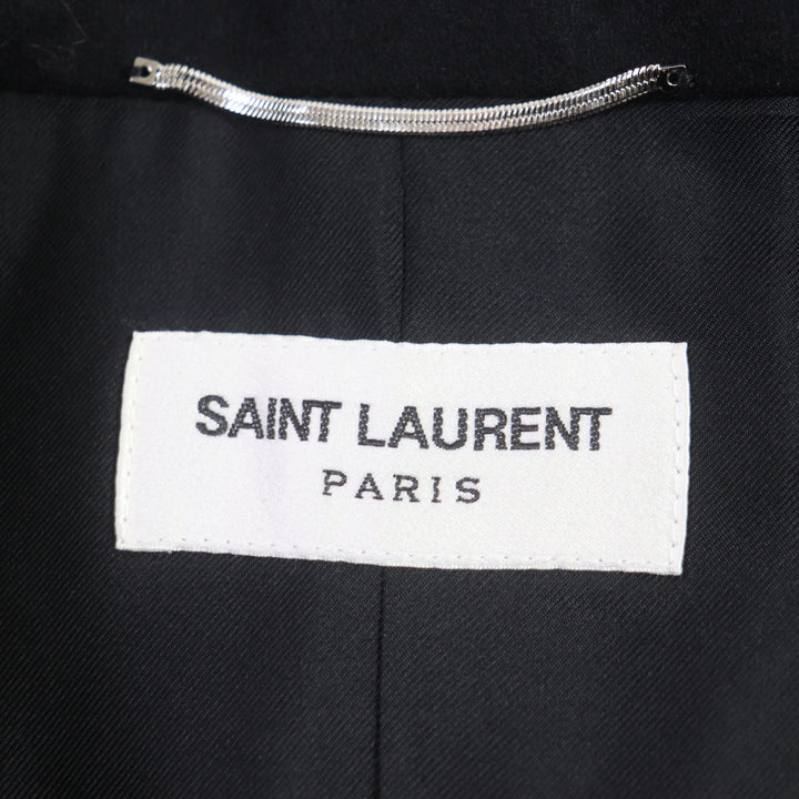 Excellent SAINT LAURENT PARIS tailored jacket Lining: 100% silk, black mens 46 687349