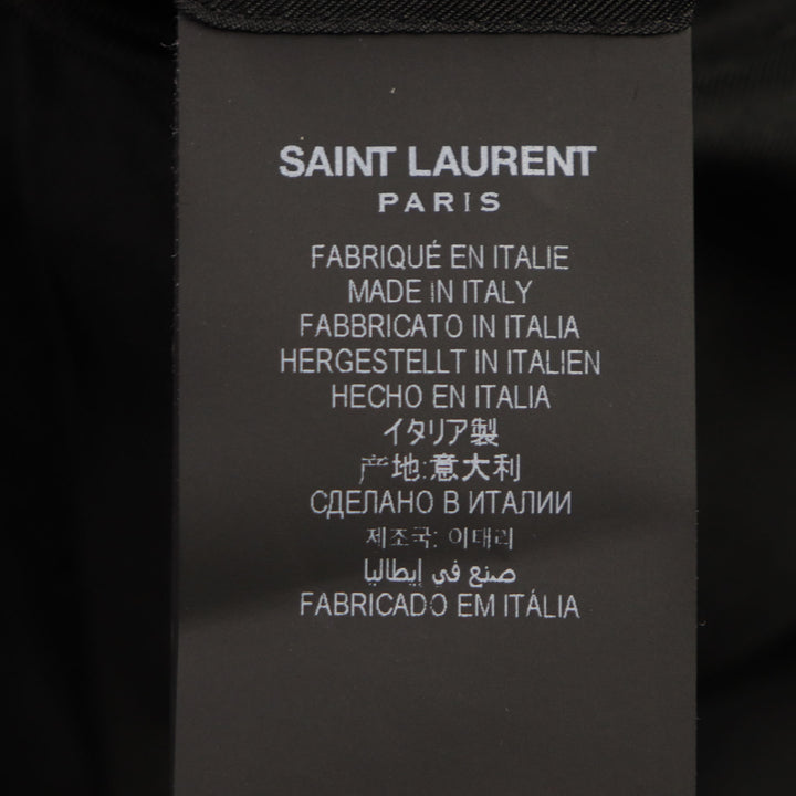 Excellent SAINT LAURENT PARIS tailored jacket Lining: 100% silk, black mens 46 687349