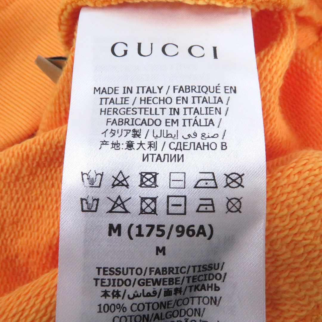 Discounted Great GUCCI×THE NORTH FACE sweat Two-tone sweatshirt Navy orange mens M 671449