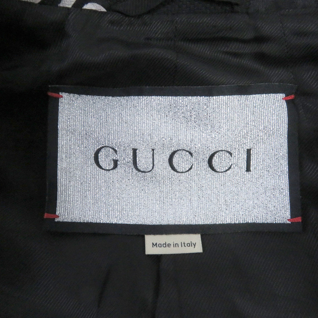 Discounted Excellent GUCCI×BALENCIAGA tailored jacket The Hacker Jumbo GG Jacket