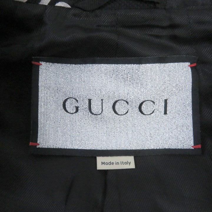 Discounted Excellent GUCCI×BALENCIAGA tailored jacket The Hacker Jumbo GG Jacket