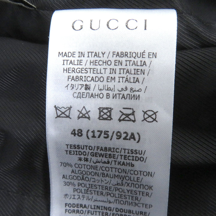 Discounted Excellent GUCCI×BALENCIAGA tailored jacket The Hacker Jumbo GG Jacket