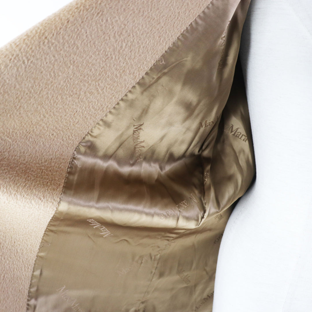 Discounted Great Max Mara coat rialto Belted hooded wrap coat Camel Camel Women 36