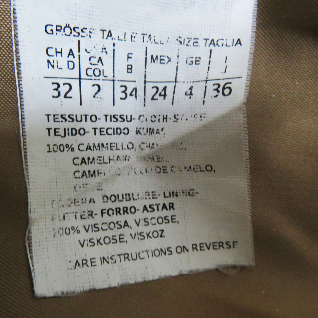 Discounted Great Max Mara coat rialto Belted hooded wrap coat Camel Camel Women 36
