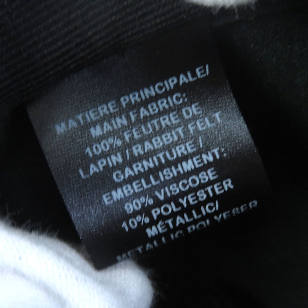 Discounted Pristine MAISON MICHEL cap JAMIE HAT Jamie Cat Ear Felt Hat Rabbit S