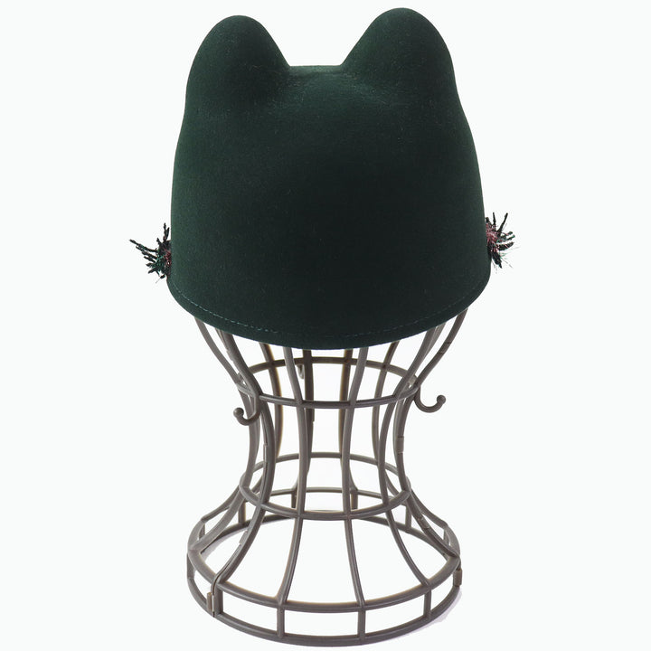 Discounted Pristine MAISON MICHEL cap JAMIE HAT Jamie Cat Ear Felt Hat Rabbit S