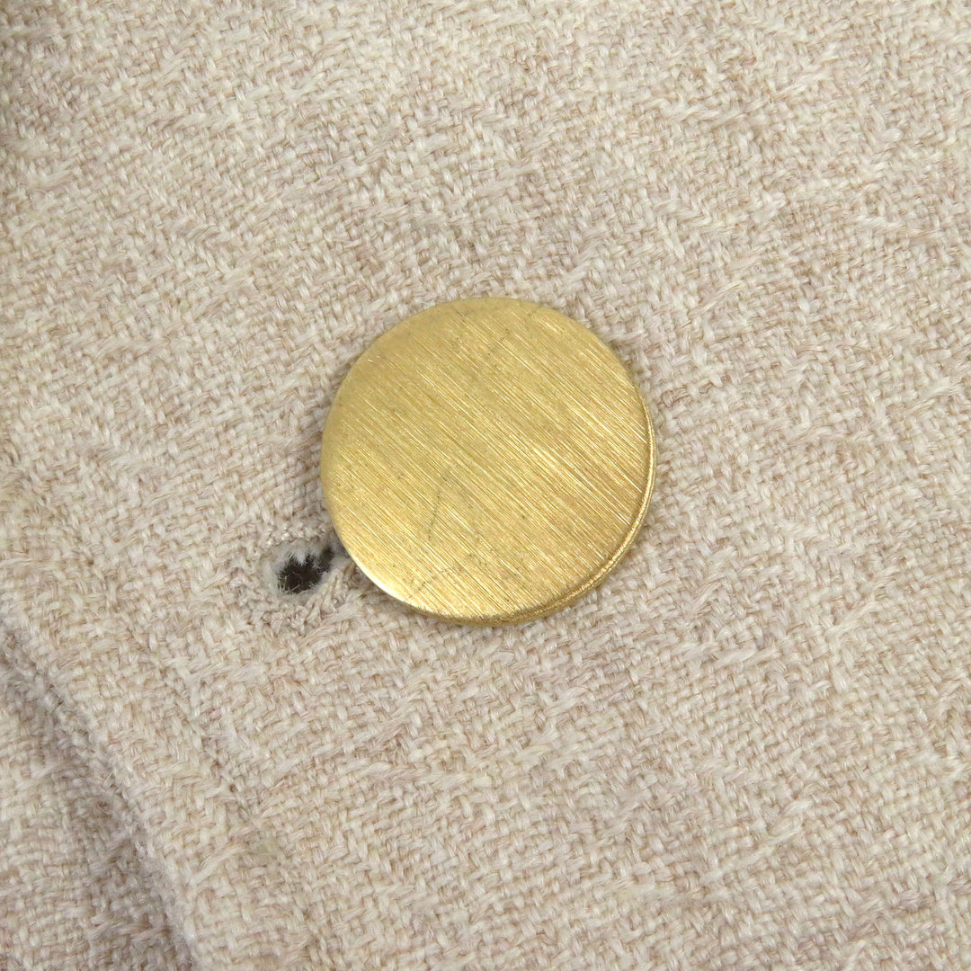 Discounted Excellent GUCCI tailored jacket Woven wide lapel gold button 44 623122