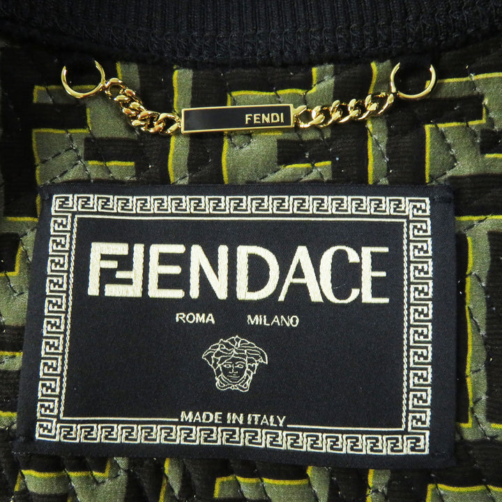 Discounted Pristine FENDACE Blouson FF logo Baroque Pattern 36 FJ7258
