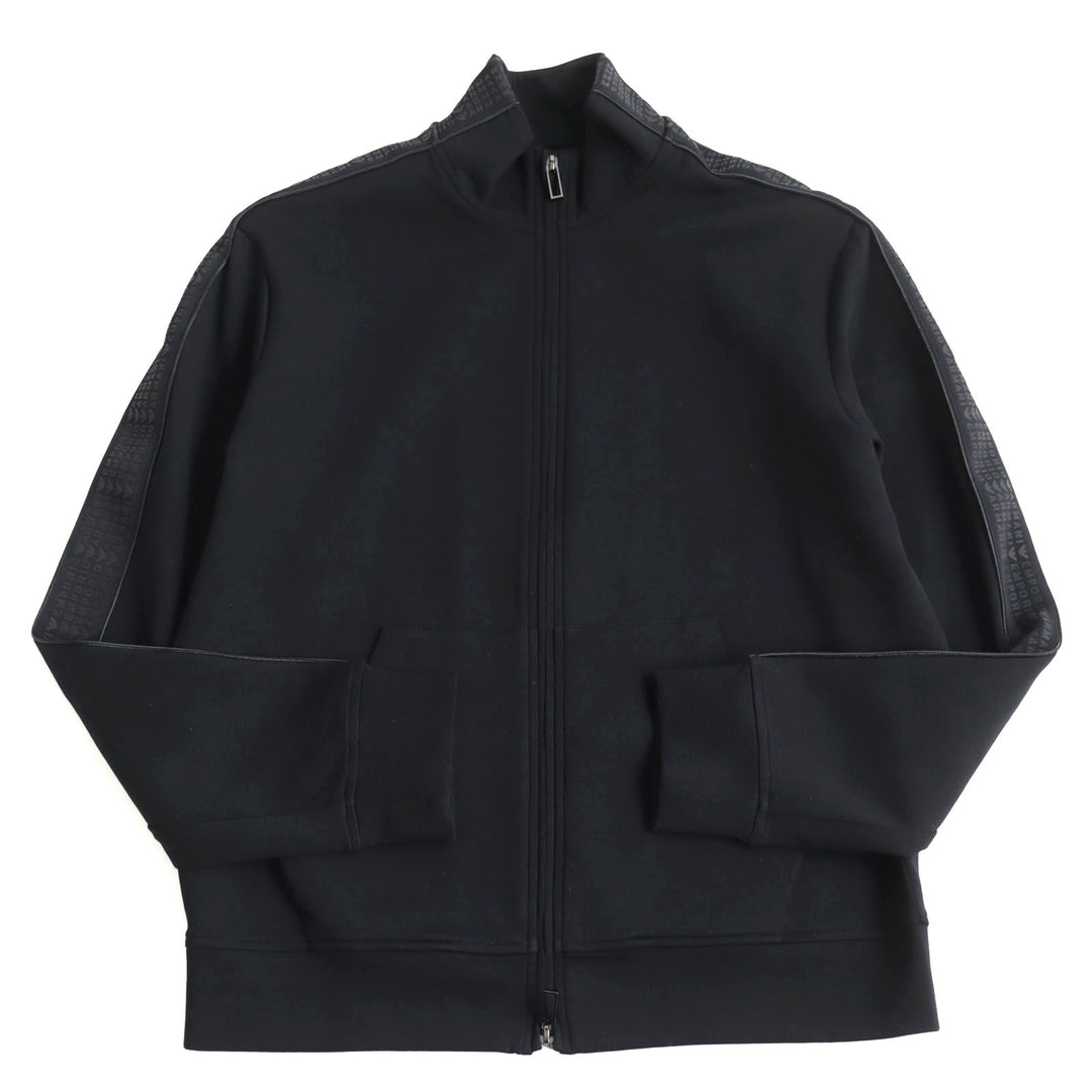 Discounted Excellent EMPORIO ARMANI Track jacket Double jersey Embossed side logo line L