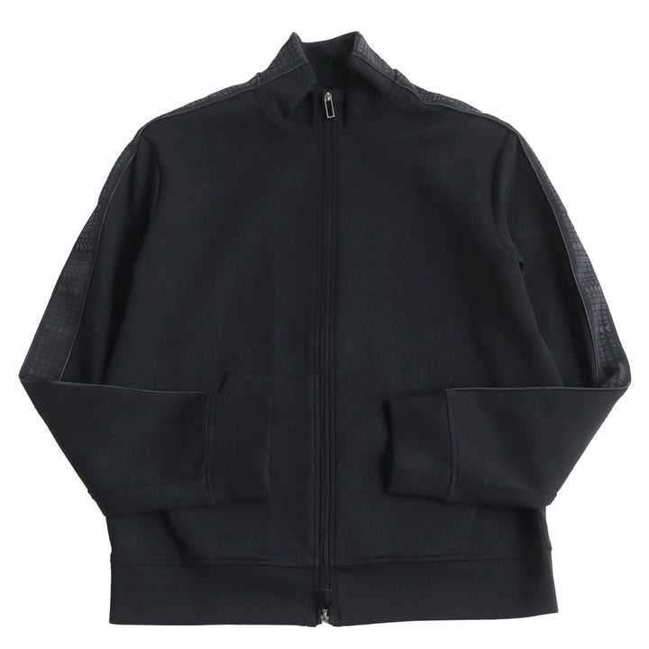 Discounted Excellent EMPORIO ARMANI Track jacket Double jersey Embossed side logo line L