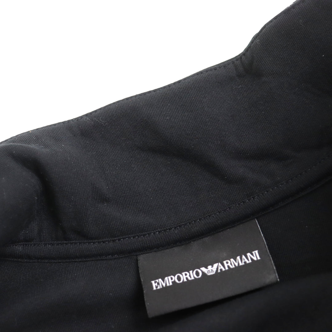 Discounted Excellent EMPORIO ARMANI Track jacket Double jersey Embossed side logo line L