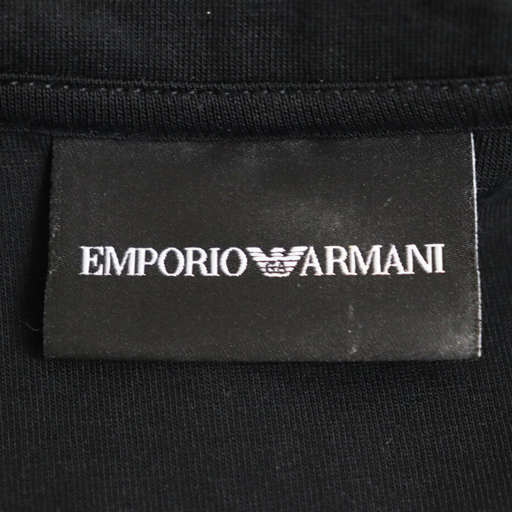 Discounted Excellent EMPORIO ARMANI Track jacket Double jersey Embossed side logo line L