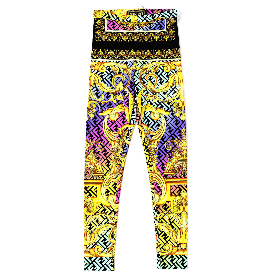 Discounted Pristine FENDI VERSACE Other bottoms FENDACE Baroque leggings spats