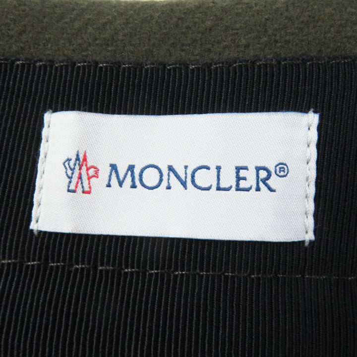 Discounted Pristine MONCLER Tight Skirt GONNA With pockets Long length Khaki wool Women 40
