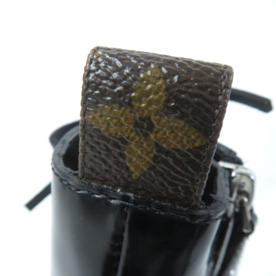 Discounted Great LOUIS VUITTON short boots Lace-up ankle boots Patent leather Women 36