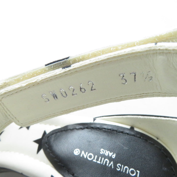 Discounted Excellent LOUIS VUITTON Sandals Technical satin with metal logo Technical satin