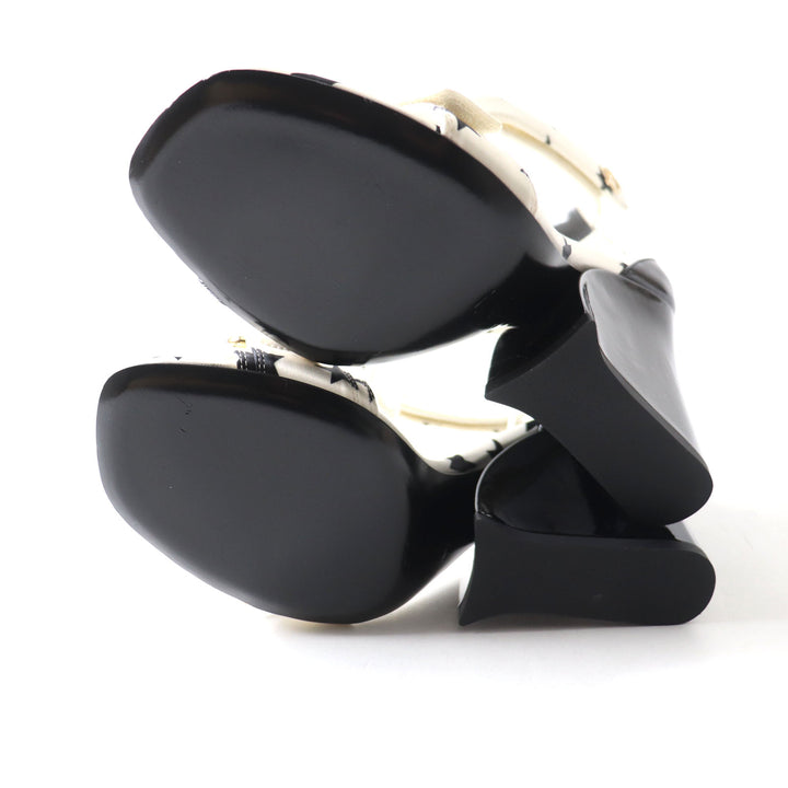Discounted Excellent LOUIS VUITTON Sandals Technical satin with metal logo Technical satin