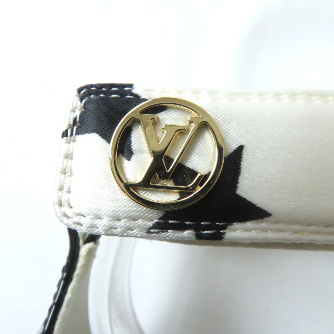 Discounted Excellent LOUIS VUITTON Sandals Technical satin with metal logo Technical satin