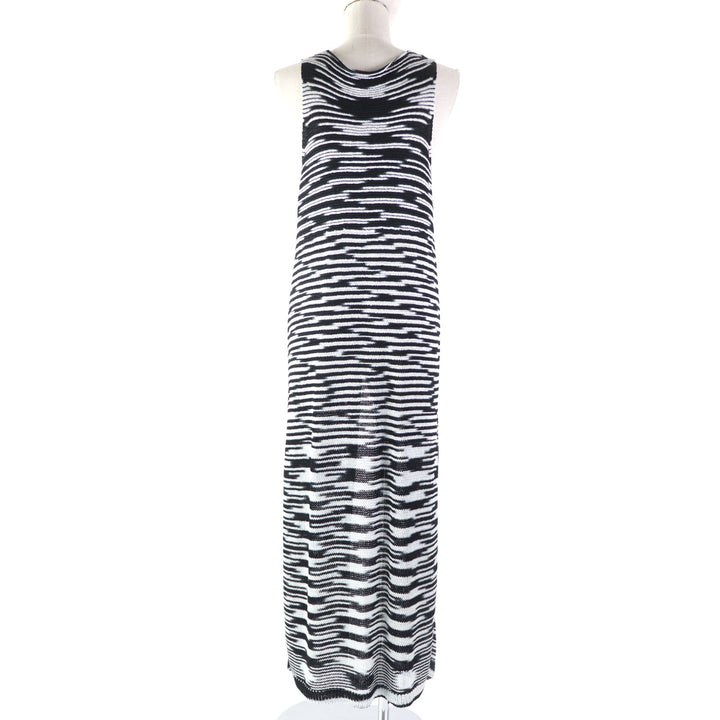 Discounted 
 Pristine Missoni Best All-over print super long knit gilet black acetate Women 40
