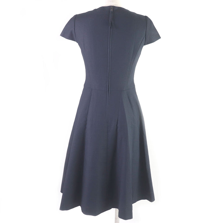Discounted Pristine FOXEY dress Dutch neck diamond pattern dress Women 38 39686