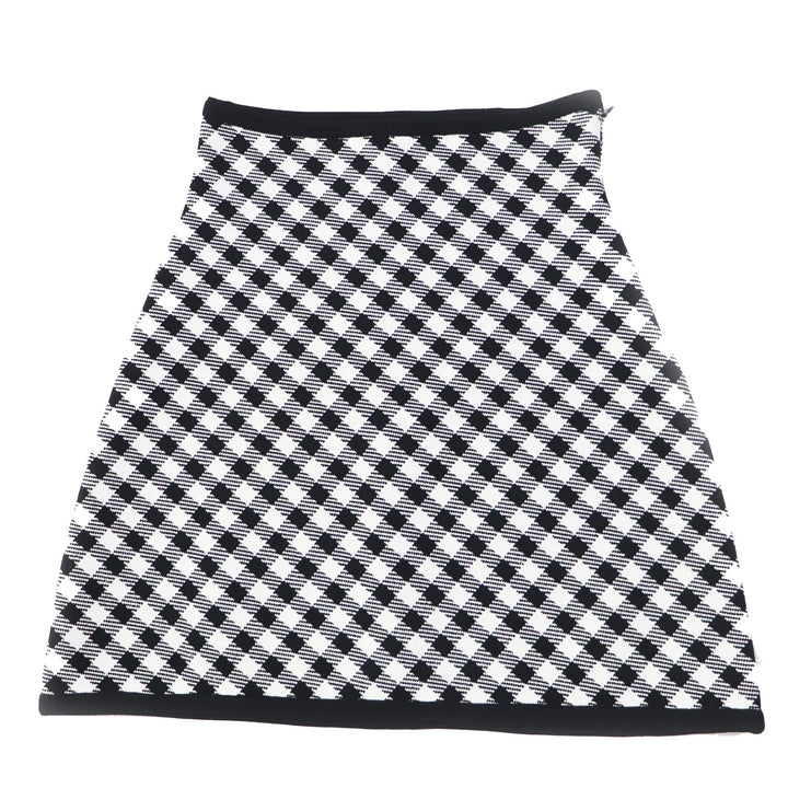 Discounted Excellent Christian Dior flare skirt black Rayon Women 38 254J18AM514