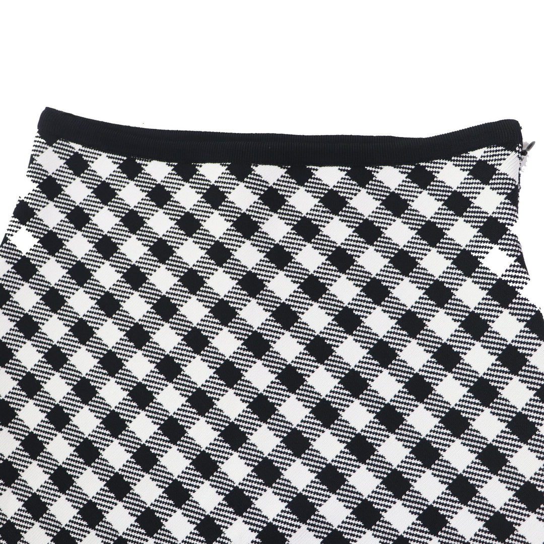 Discounted Excellent Christian Dior flare skirt black Rayon Women 38 254J18AM514