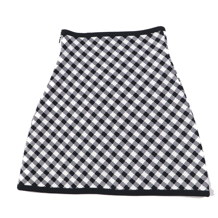 Discounted Excellent Christian Dior flare skirt black Rayon Women 38 254J18AM514