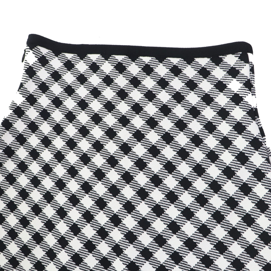 Discounted Excellent Christian Dior flare skirt black Rayon Women 38 254J18AM514