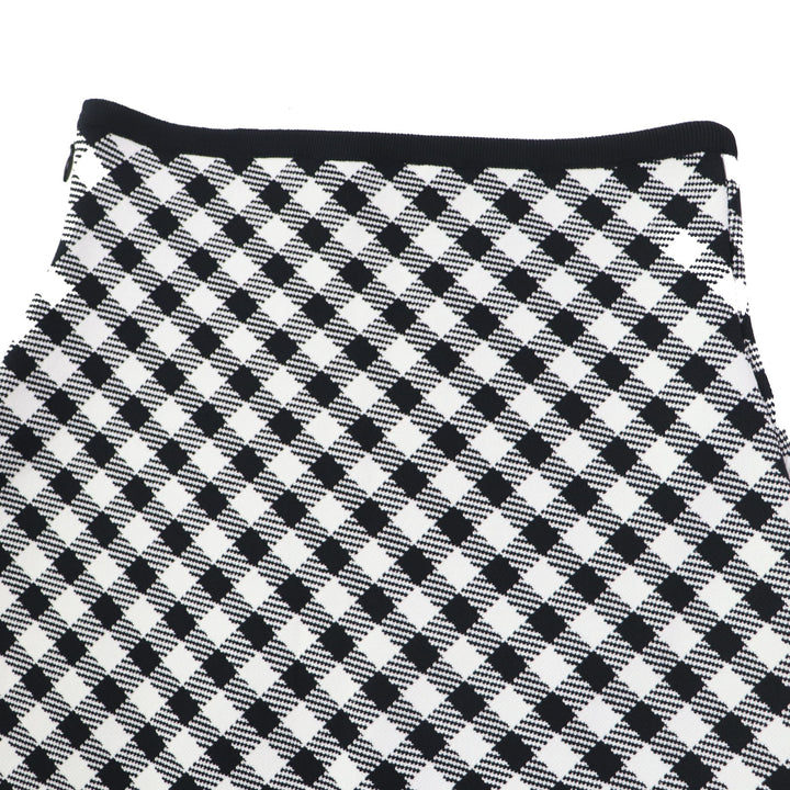 Discounted Excellent Christian Dior flare skirt black Rayon Women 38 254J18AM514