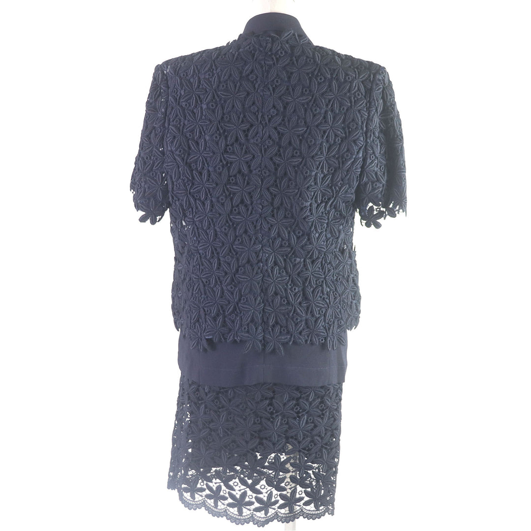 Discounted Excellent COMME des GARCONS two-piece set 90s docking design jacket skirt