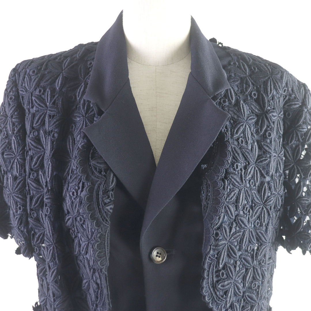 Discounted Excellent COMME des GARCONS two-piece set 90s docking design jacket skirt
