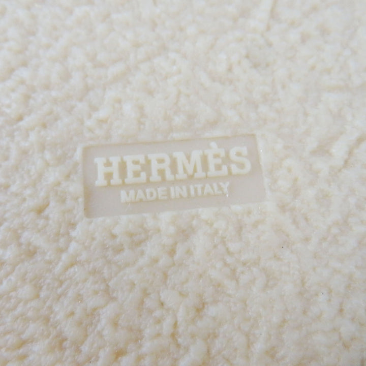 Discounted Pristine HERMES short boots Emisfer Mouton lining Veau Verois/Calfskin Women 35