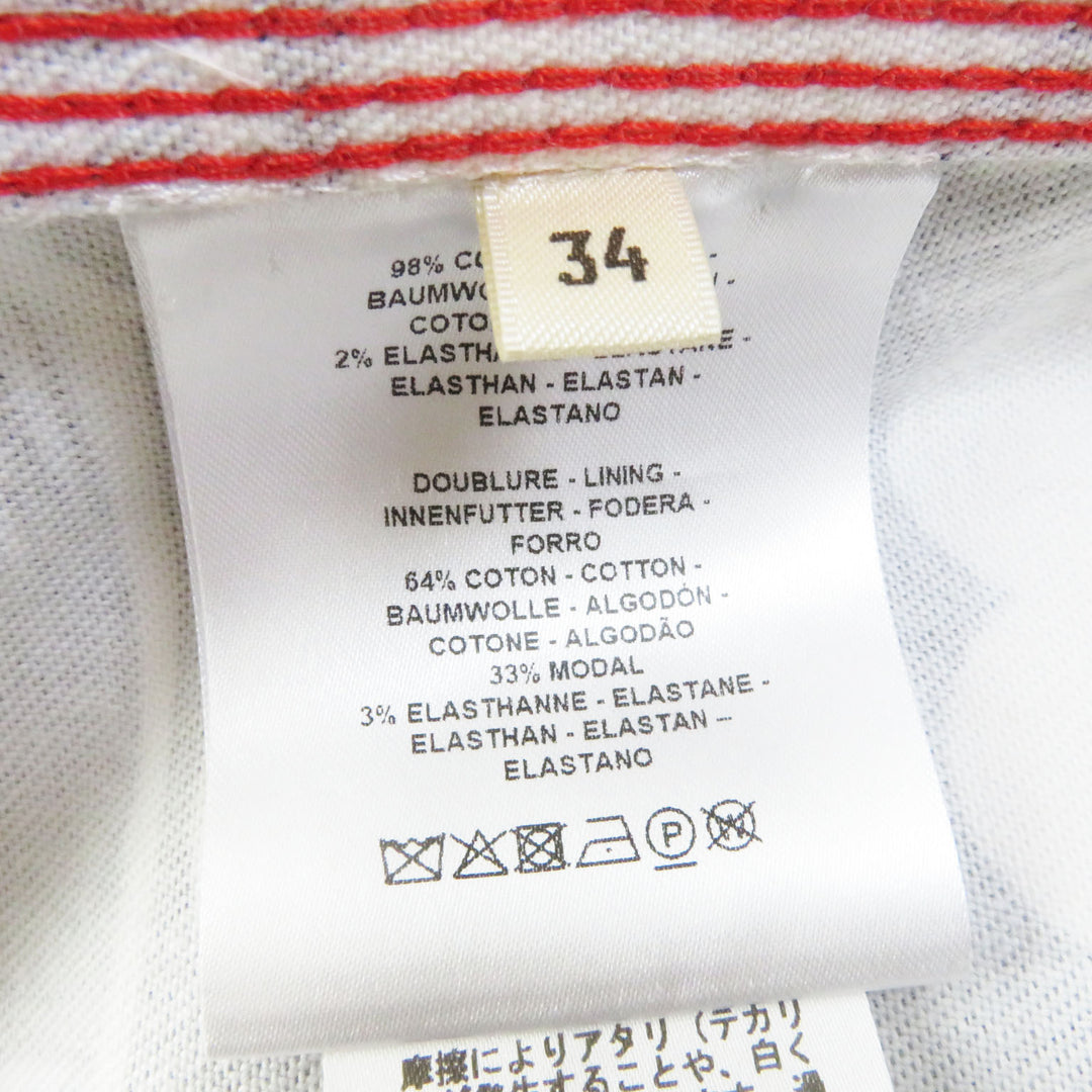 Pristine HERMES one piece Wild print denim dress Multi cotton Women 34 3E0551D1