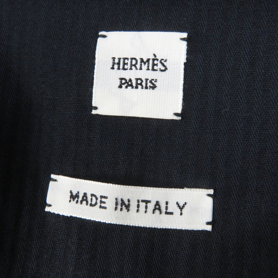 Pristine HERMES one piece Wild print denim dress Multi cotton Women 34 3E0551D1