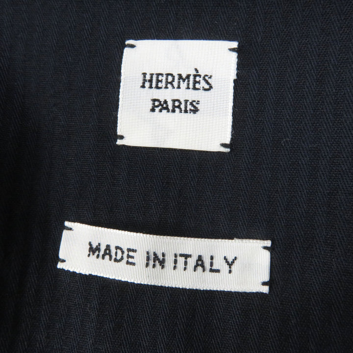 Pristine HERMES one piece Wild print denim dress Multi cotton Women 34 3E0551D1
