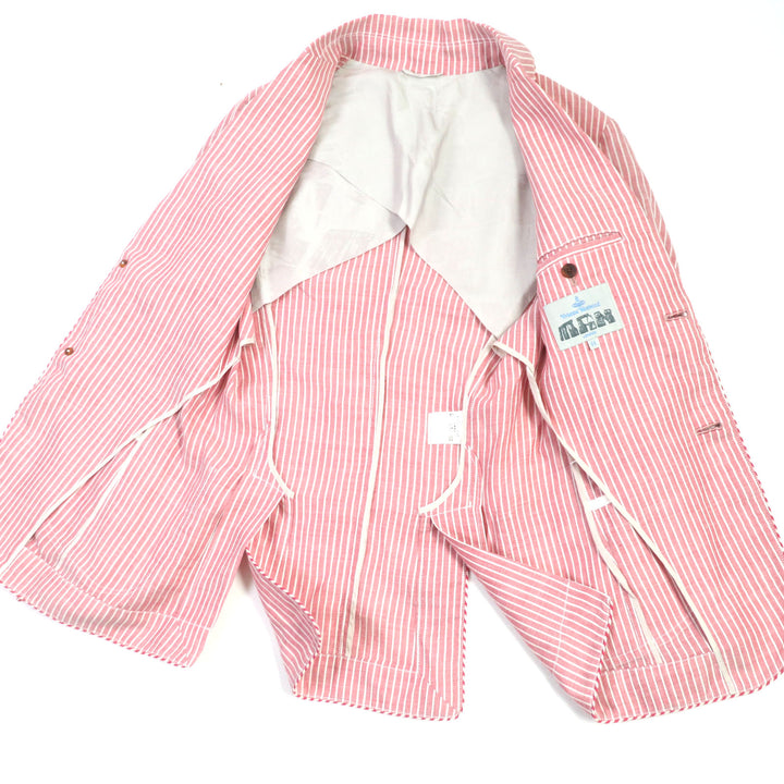 Discounted Vivienne WestwoodMAN tailored jacket Orb logo embroidery metal button linen M