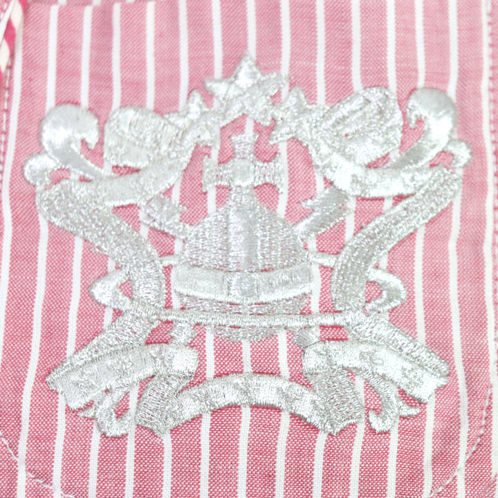 Discounted Vivienne WestwoodMAN tailored jacket Orb logo embroidery metal button linen M
