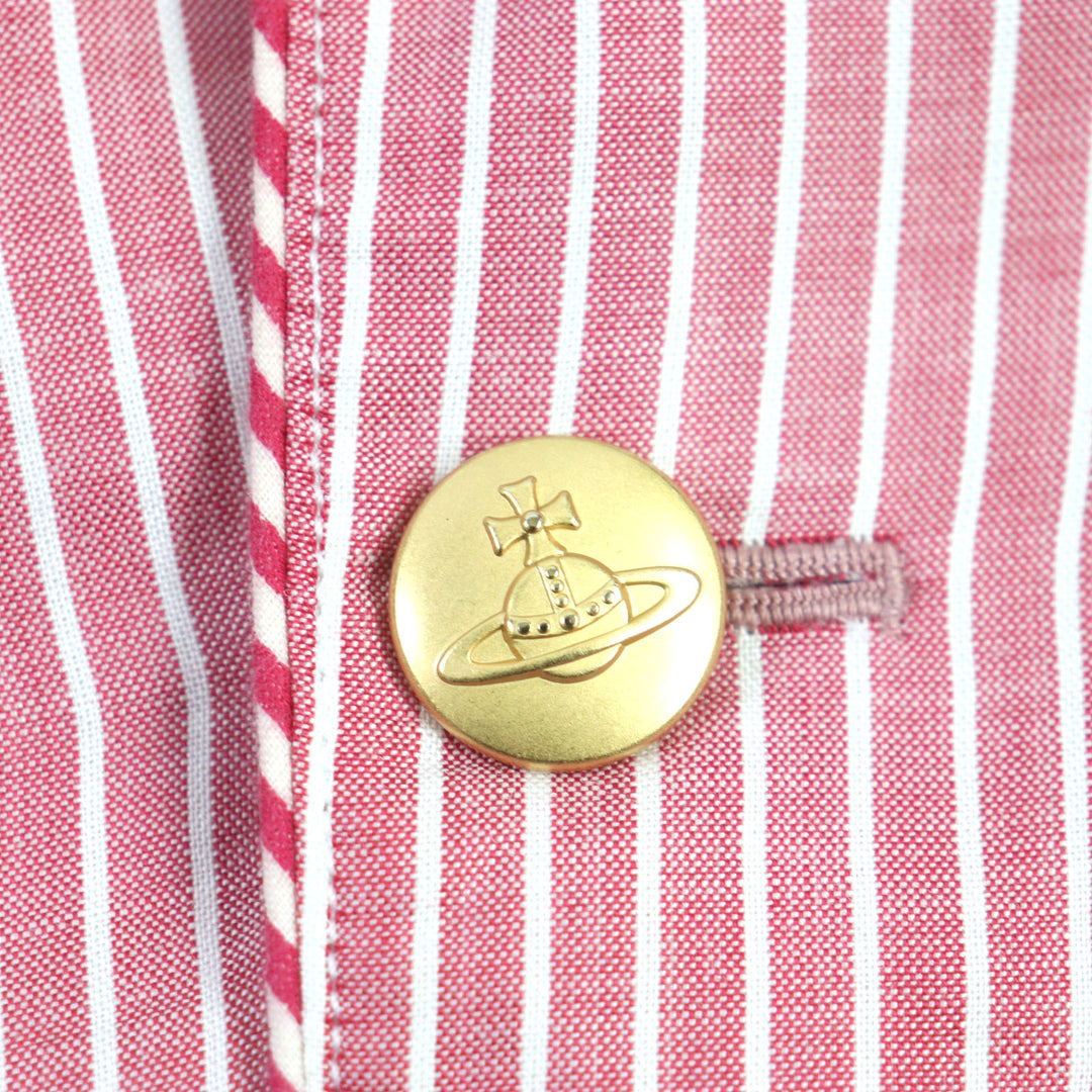 Discounted Vivienne WestwoodMAN tailored jacket Orb logo embroidery metal button linen M