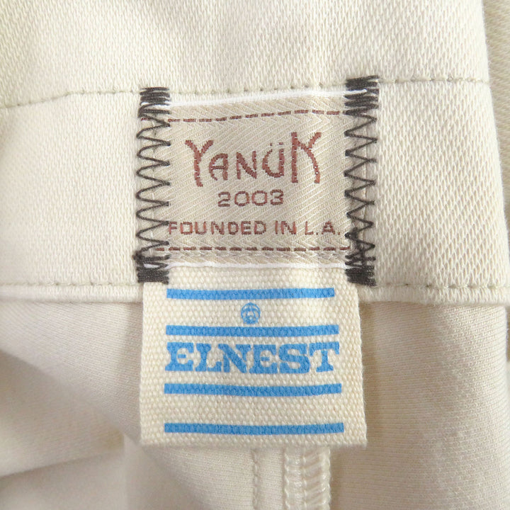 Discounted 
 Pristine YANUK ELNEST Overall DENIT YAKUSHIMA Forestra Camo Belt Ecru polyester mens M 57231518