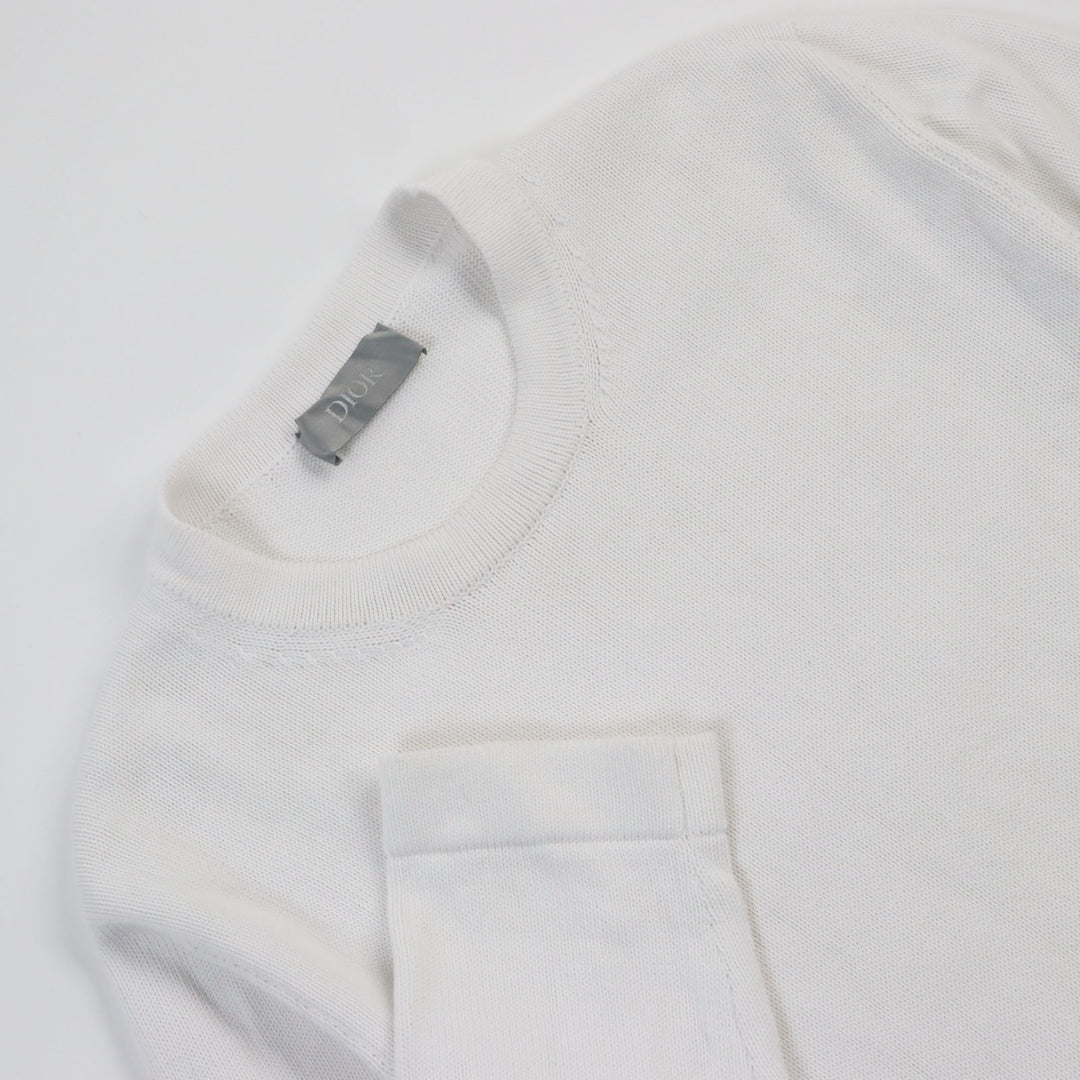Discounted Great DIOR knit DUNCAN GRANT AND CHARLESTON white cotton mens XL 383M654AT556