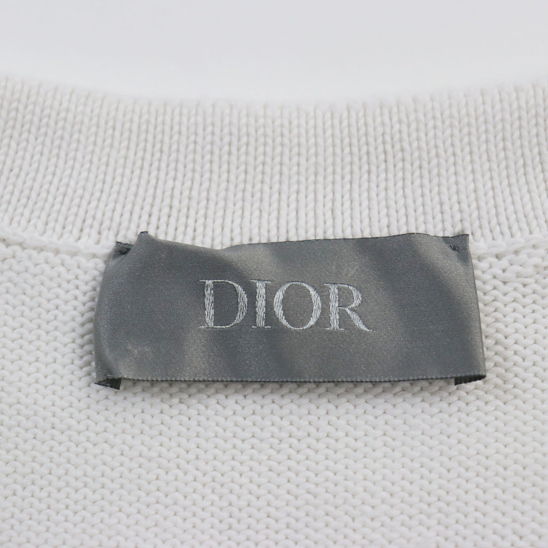Discounted Great DIOR knit DUNCAN GRANT AND CHARLESTON white cotton mens XL 383M654AT556