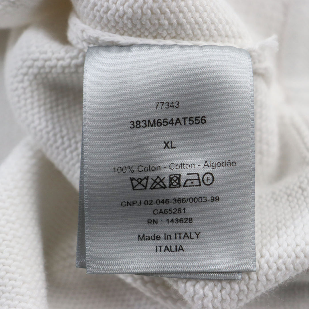 Discounted Great DIOR knit DUNCAN GRANT AND CHARLESTON white cotton mens XL 383M654AT556
