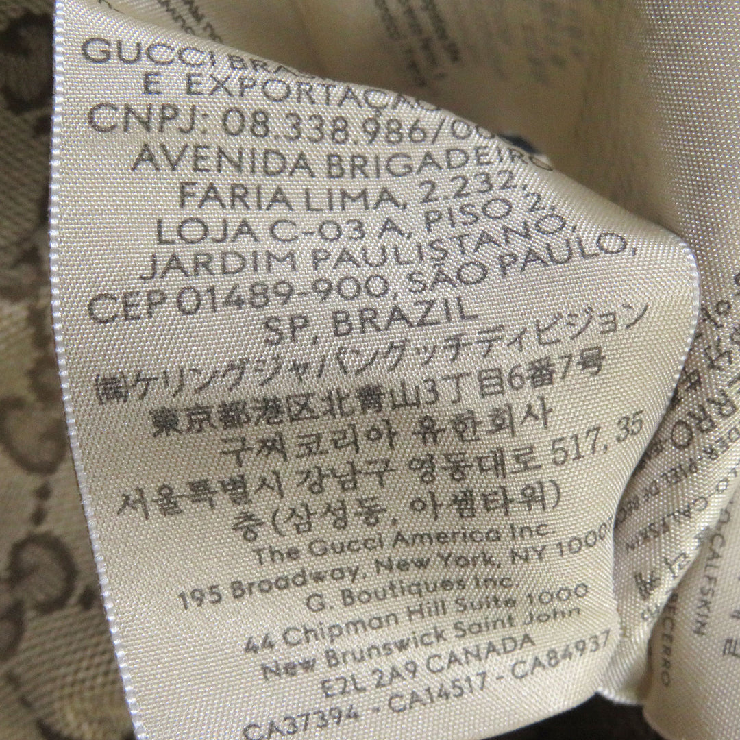 Discounted Excellent GUCCI Other hats Logo leather patch bucket hat beige mens 700851